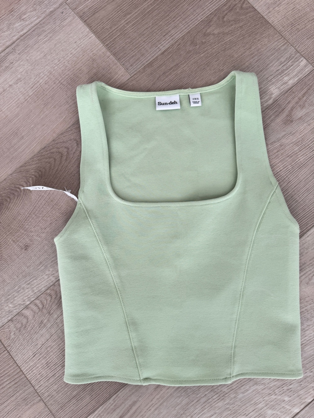 🌿 Sun.deh Jagger Top – Sagebrush Green – XXS